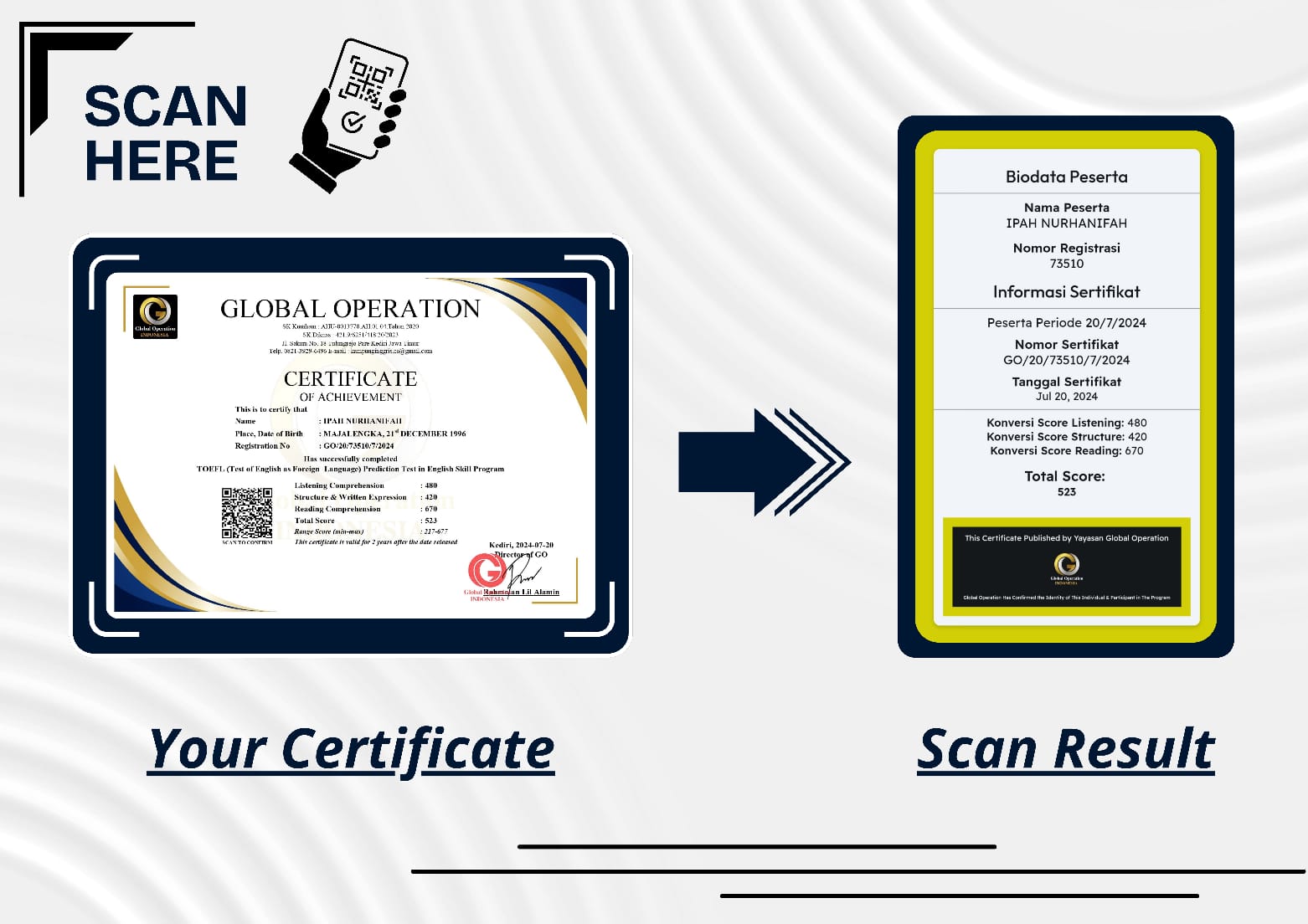 Certificate Preview